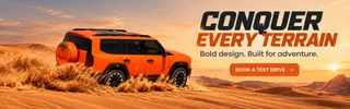 Advertisement — Conquer every terrain: bold design, built for adventure. Book a test drive
