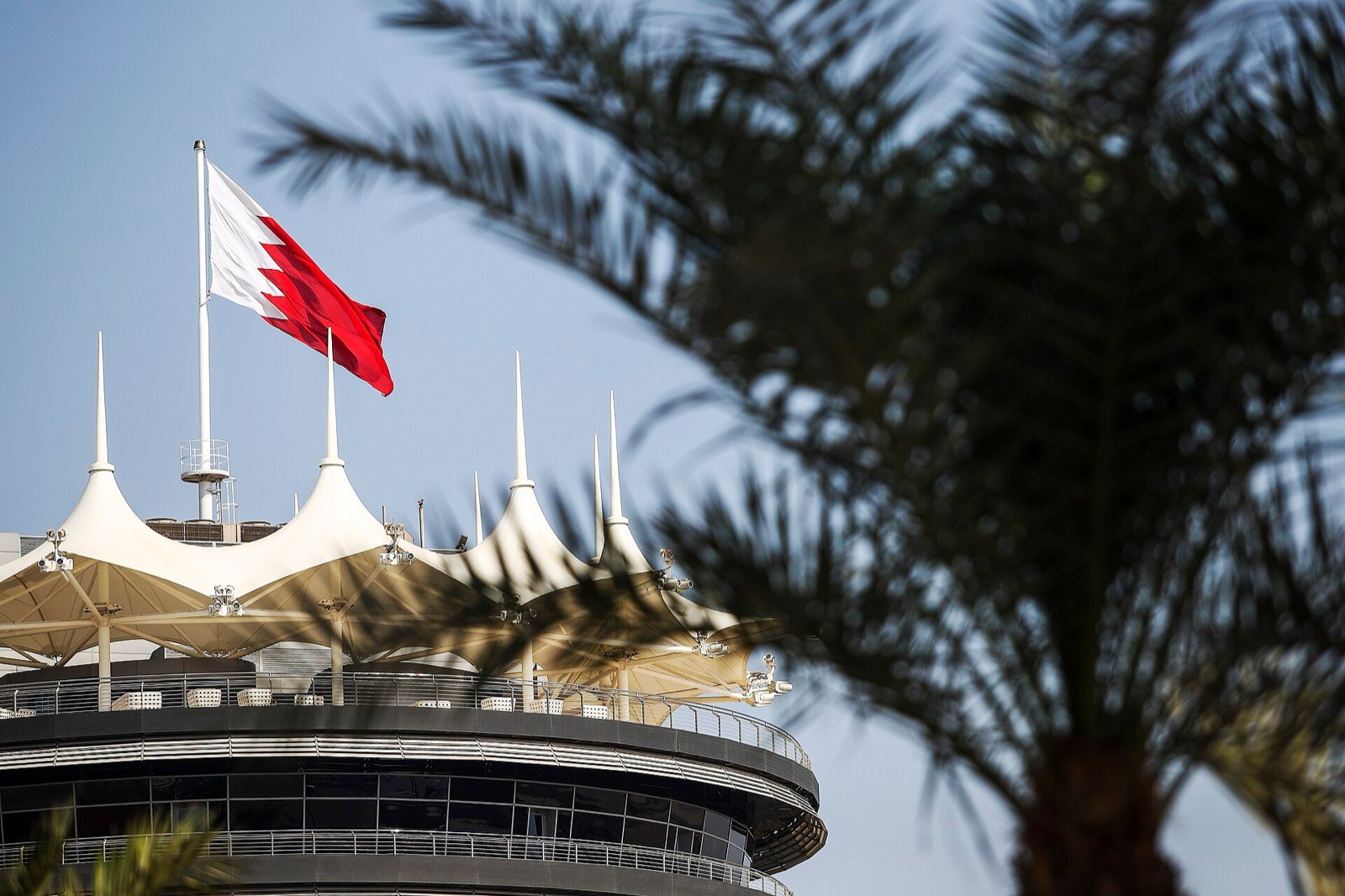 The grandstands at Bahrain International Circuit
