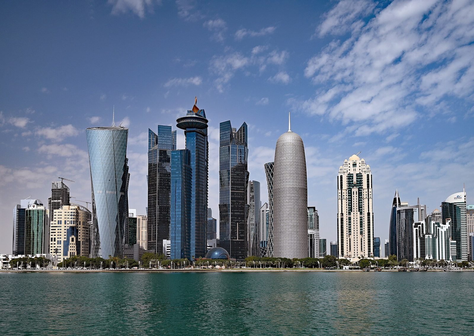 أفق مدينة الدوحة في قطر
