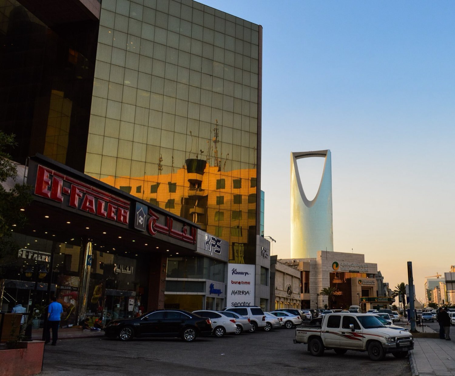 مشهد من شوارع الرياض
