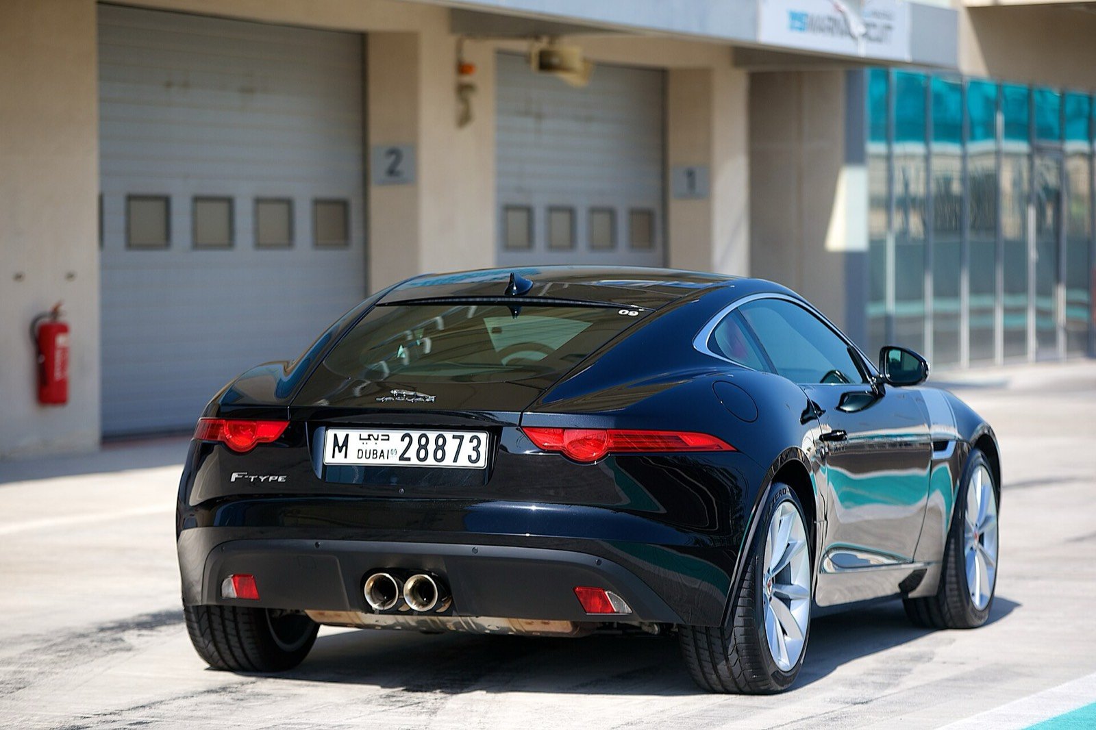 A Jaguar driving experience at Yas Marina Circuit in Abu Dhabi